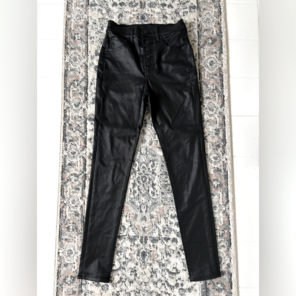 Express women’s skinny high rise black pants